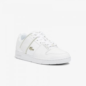 Tenis Lacoste Feminino Branco Thrill Leather and Synthetic TI4-67176M2