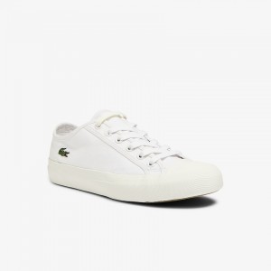 Tenis Lacoste Feminino Branco Branco Topskill Canvas WQ1-65816Q0