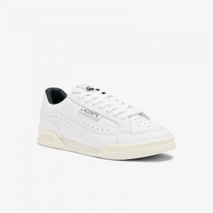 Tenis Lacoste Masculino Branco Twin Serve Luxe Leather BB7-58985C0