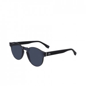 Óculos de Sol Lacoste Feminino Pretas Shield L.12.12 One Lens PW9-53125S9