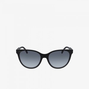 Óculos de Sol Lacoste Feminino Pretas Shield Plastic L.12.12 BR4-31543G8