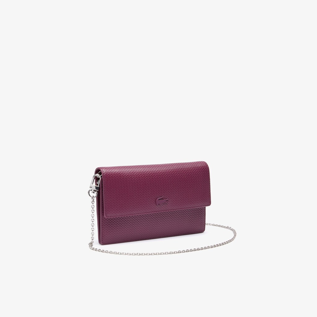 Acessorios Lacoste Feminino Fucsia Chantaco Chain Clutch FF5-39793D2