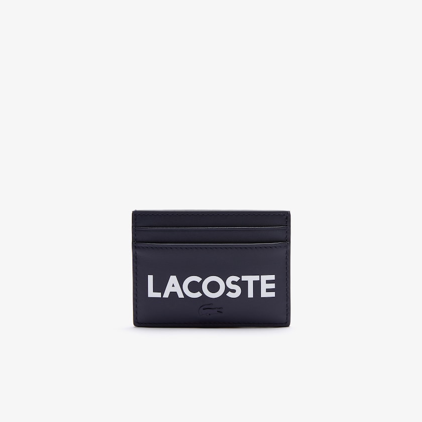 Acessorios Lacoste Masculino Azul Marinho Azuis Fitzgerald Leather Card Holder HP1-03480R5