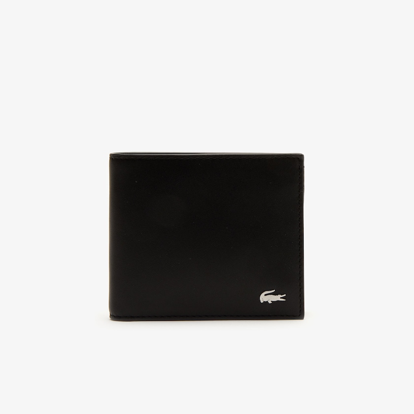 Acessorios Lacoste Masculino Pretas Fitzgerald Leather Wallet And Card Holder Set EX1-99589Q8
