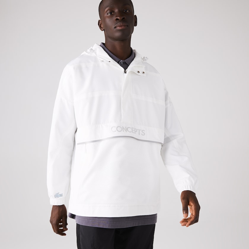 Blusão Lacoste Masculino Branco CONCEPTS Collaboration Crocodile Print UB2-24132G4