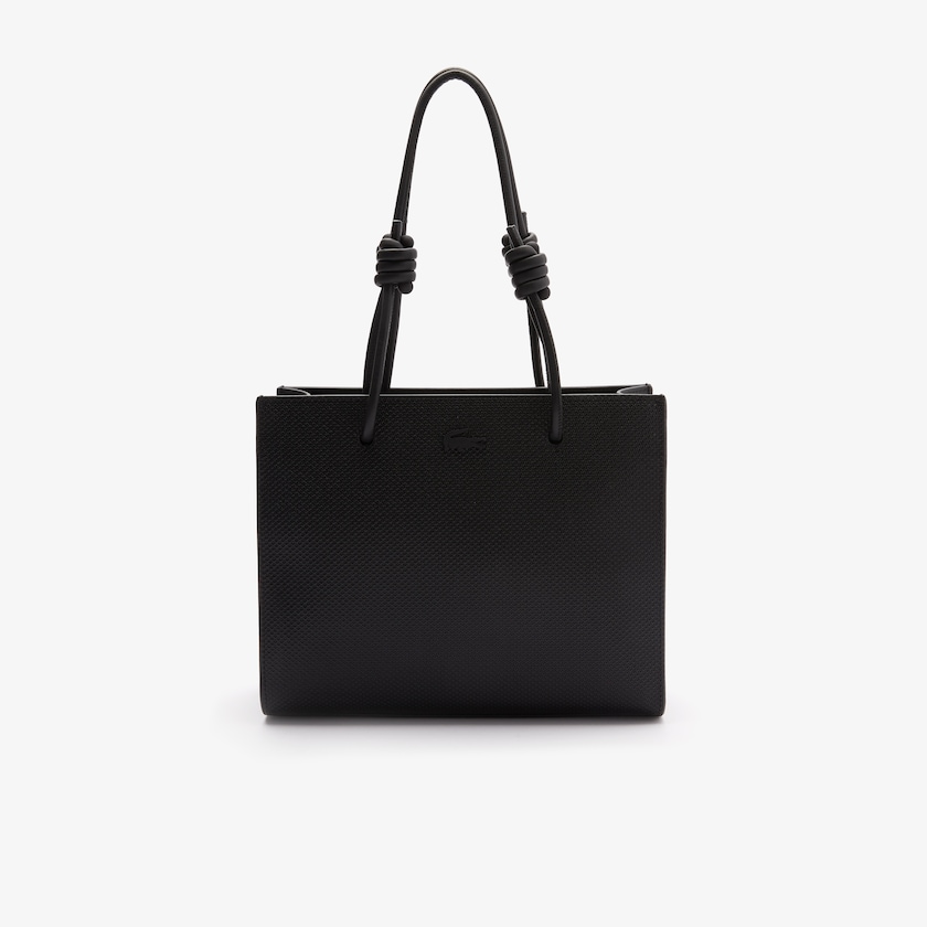Bolsa Tiracolo Lacoste Feminino Pretas Chantaco Matte Piqué Leather Slung RV4-11931F7