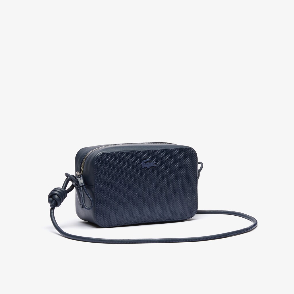 Bolsa Tiracolo Lacoste Masculino Azul Marinho Azuis Chantaco Matte Piqué Leather RN3-38203T8