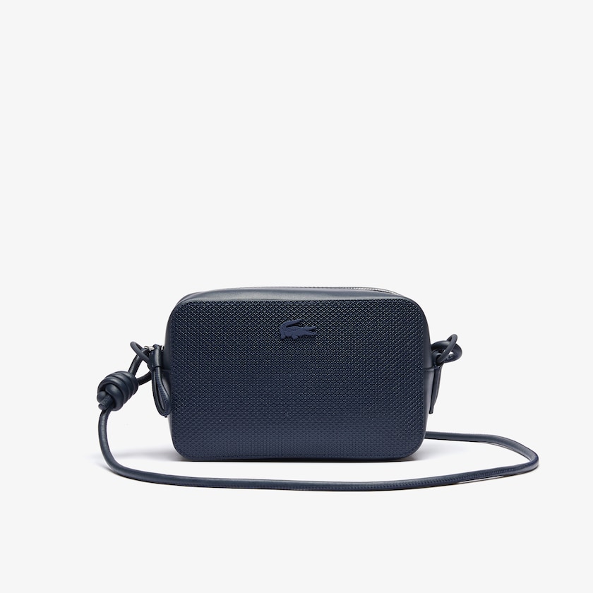 Bolsa Tiracolo Lacoste Masculino Azul Marinho Azuis Chantaco Matte Piqué Leather RN3-38203T8