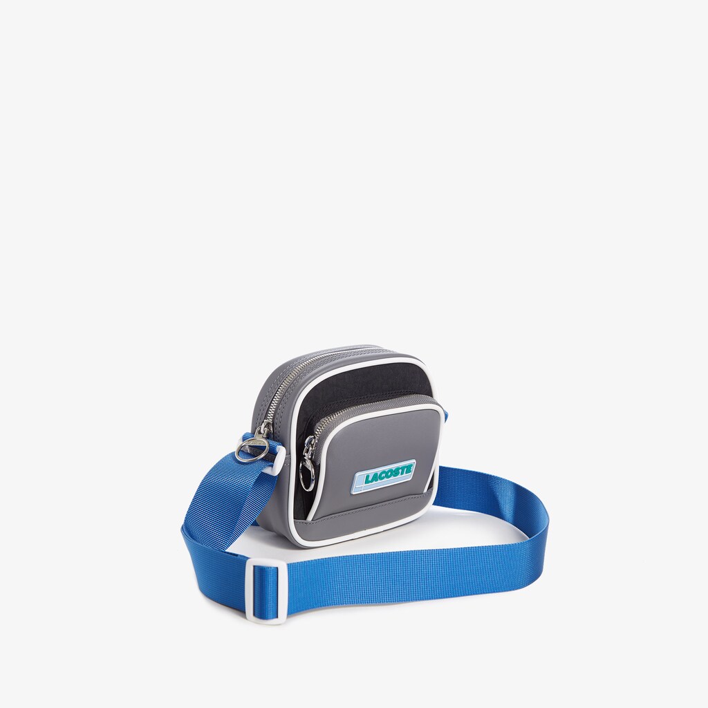 Bolsa Tiracolo Lacoste Masculino Cinzentas Azuis LCST Badge Colorblock Zip TM9-30143W1