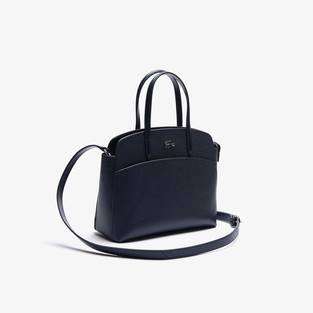 Bolsa de Mão Lacoste Feminino Azul Marinho Azuis Chantaco Piqué Leather AC2-25212G4