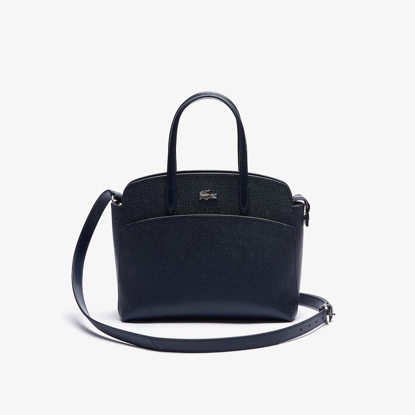 Bolsa de Mão Lacoste Feminino Azul Marinho Azuis Chantaco Piqué Leather AC2-25212G4