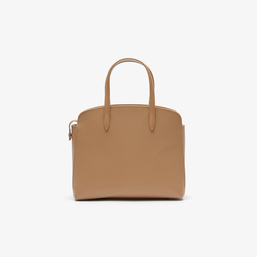 Bolsa de Mão Lacoste Feminino Caqui Chantaco Piqué Leather JB2-93879Q5