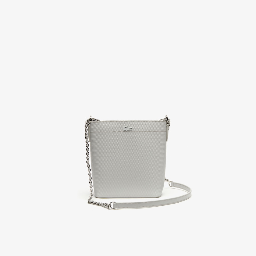 Bolsas Lacoste Feminino Cinzentas Chantaco Chain Strap Crossbody Bag GJ4-94829D7