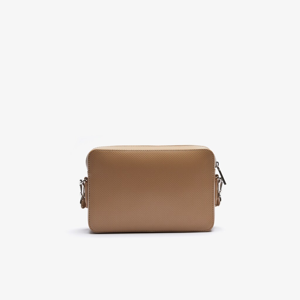 Bolsas Lacoste Feminino Caqui Chantaco Detachable-Strap Premium Piqué Leather Bag JO4-17871B3