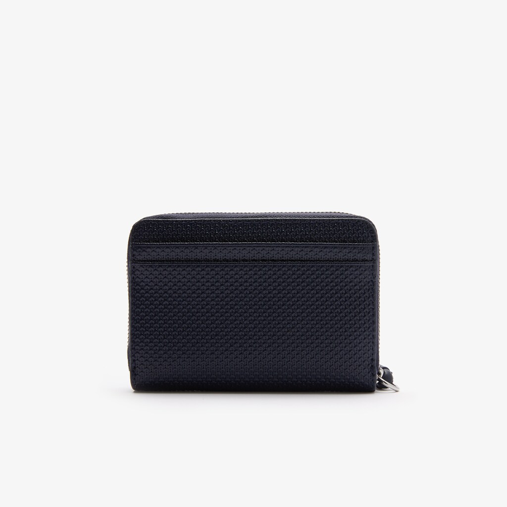 Bolsas Lacoste Feminino Azul Marinho Azuis Chantaco Piqué Leather Mini Coin Pouch KH6-97539T6