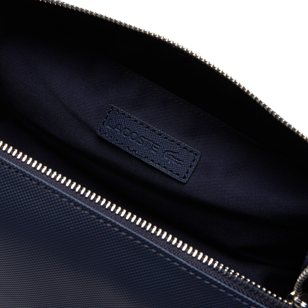Bolsas Lacoste Masculino Azul Marinho Classic Double Zip Petit Piqué Toilet Kit WC1-27192F9