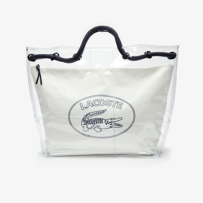 Bolsas Lacoste Feminino Branco Clear Shopper Bag BD7-17061K8