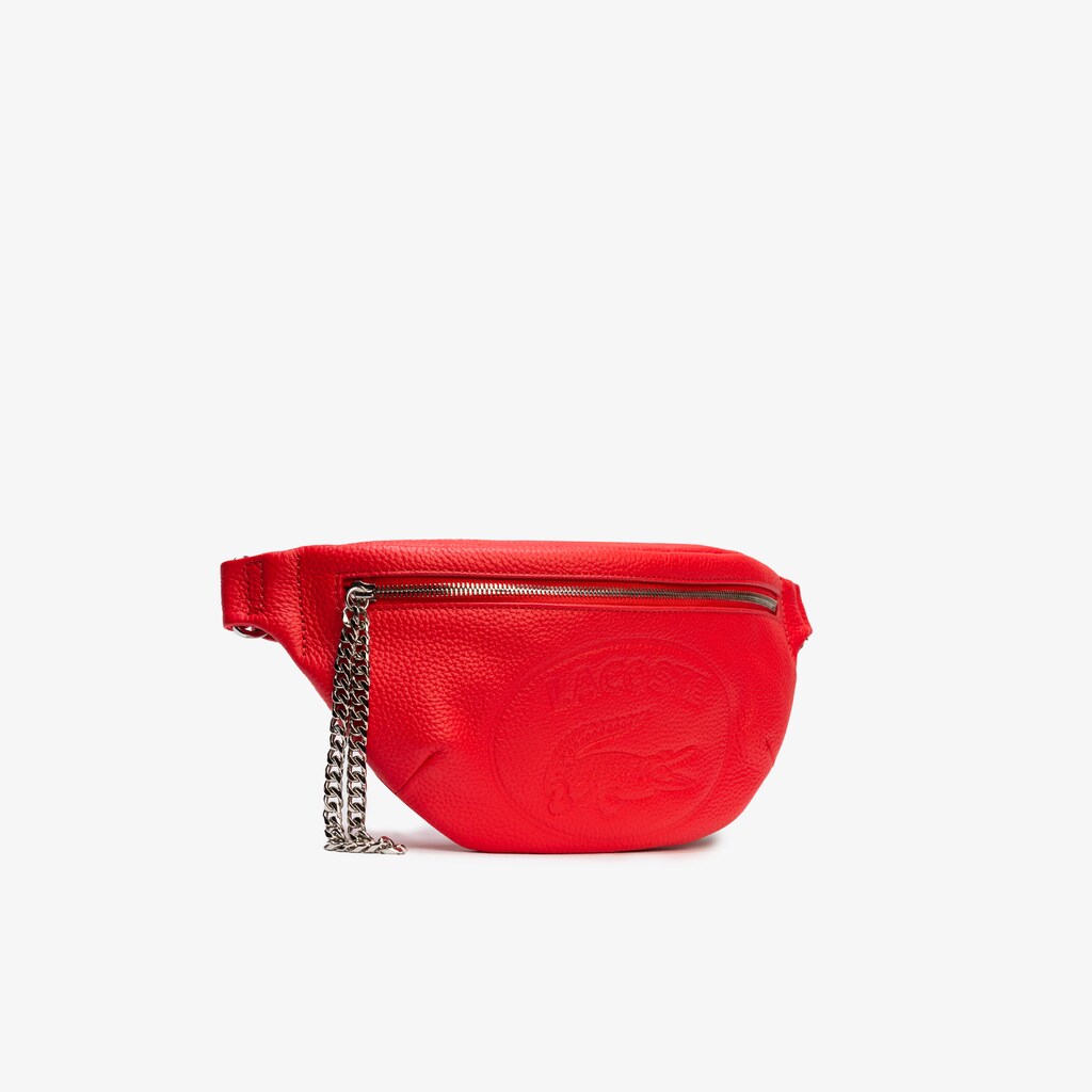 Bolsas Lacoste Feminino Vermelhas Croco Crew Grained Leather Beltbag FB6-45284S5