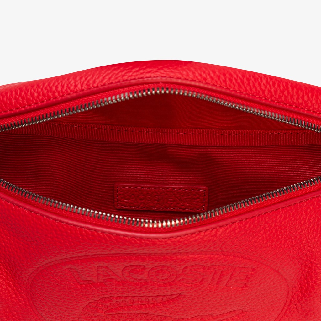Bolsas Lacoste Feminino Vermelhas Croco Crew Grained Leather Beltbag FB6-45284S5
