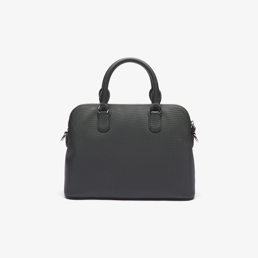 Bolsas Lacoste Feminino Pretas Daily Classic Coated Piqué Canvas Bugatti Bag QQ4-26922D7