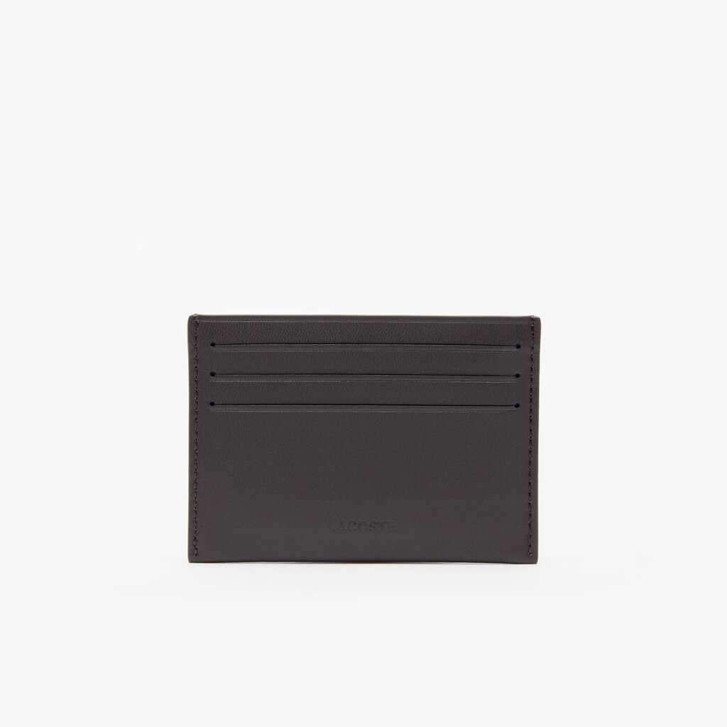 Bolsas Lacoste Masculino Marrom Escuro Fitzgerald credit card holder in leather GT8-43184K4