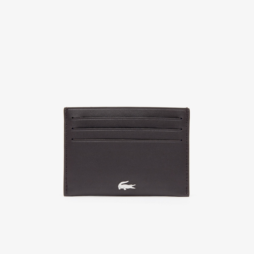 Bolsas Lacoste Masculino Marrom Escuro Fitzgerald credit card holder in leather GT8-43184K4