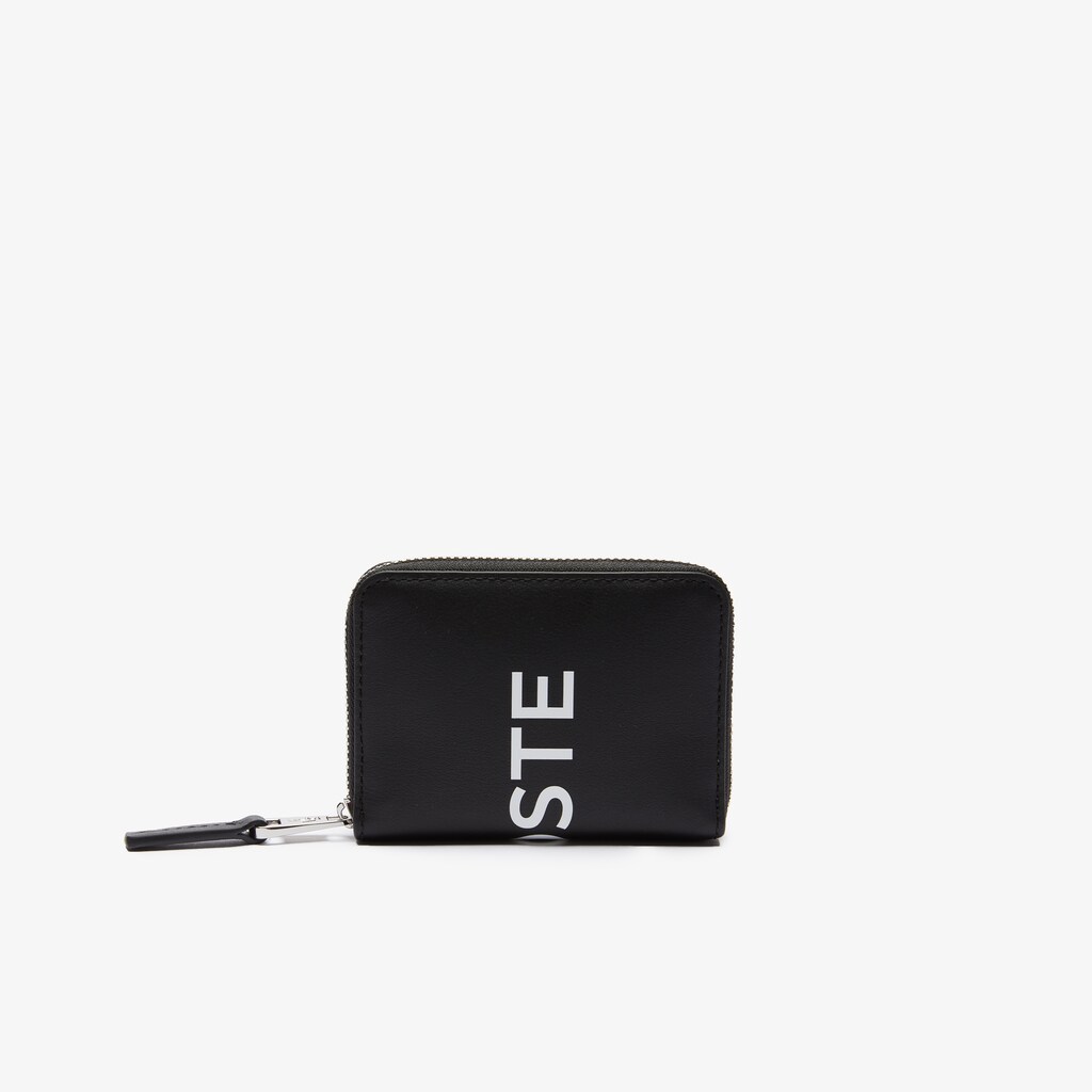 Bolsas Lacoste Masculino Pretas Branco L.12.12 Smooth Leather Wallet And Key Chain Gift Box GC9-00170C2