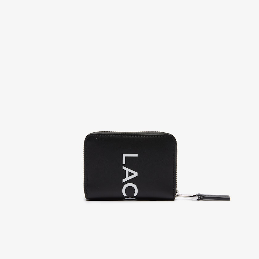 Bolsas Lacoste Masculino Pretas Branco L.12.12 Smooth Leather Wallet And Key Chain Gift Box GC9-00170C2