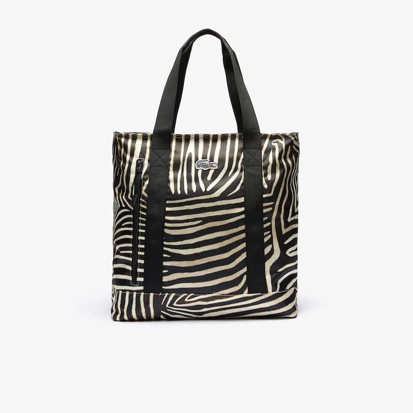 Bolsas Lacoste Feminino Branco Pretas x National Geographic Animal Print Shopper TP3-24412D0