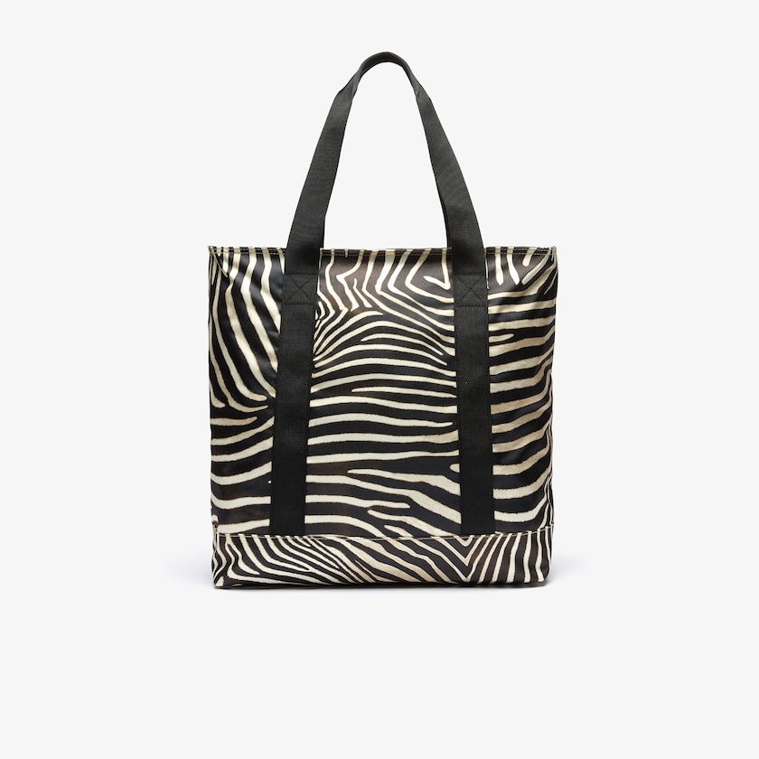 Bolsas Lacoste Feminino Branco Pretas x National Geographic Animal Print Shopper TP3-24412D0
