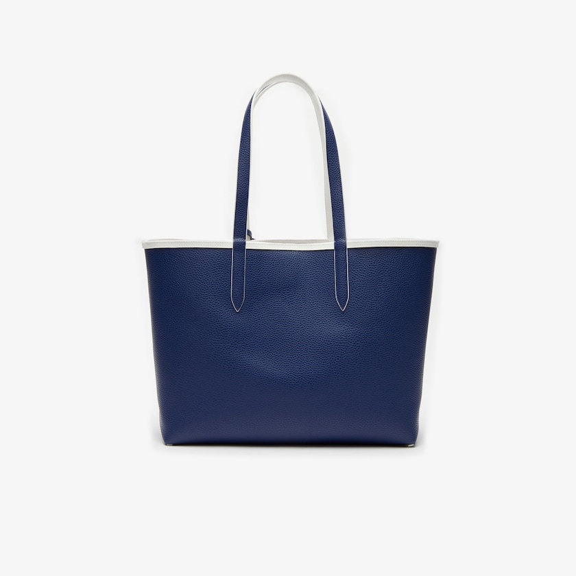 Bolsas Tote Lacoste Feminino Branco Azul Marinho Azuis Anna Removable Pouch Coloured Design VN2-51575W1
