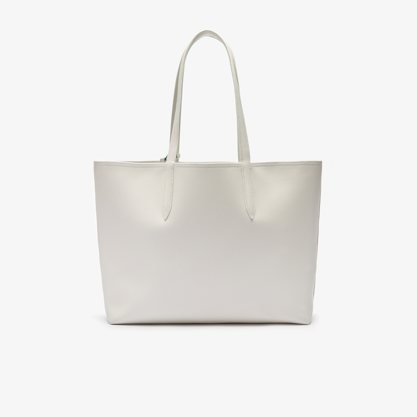 Bolsas Tote Lacoste Feminino Branco Anna Reversible Solid Or Striped Colorblock UM6-52895H9