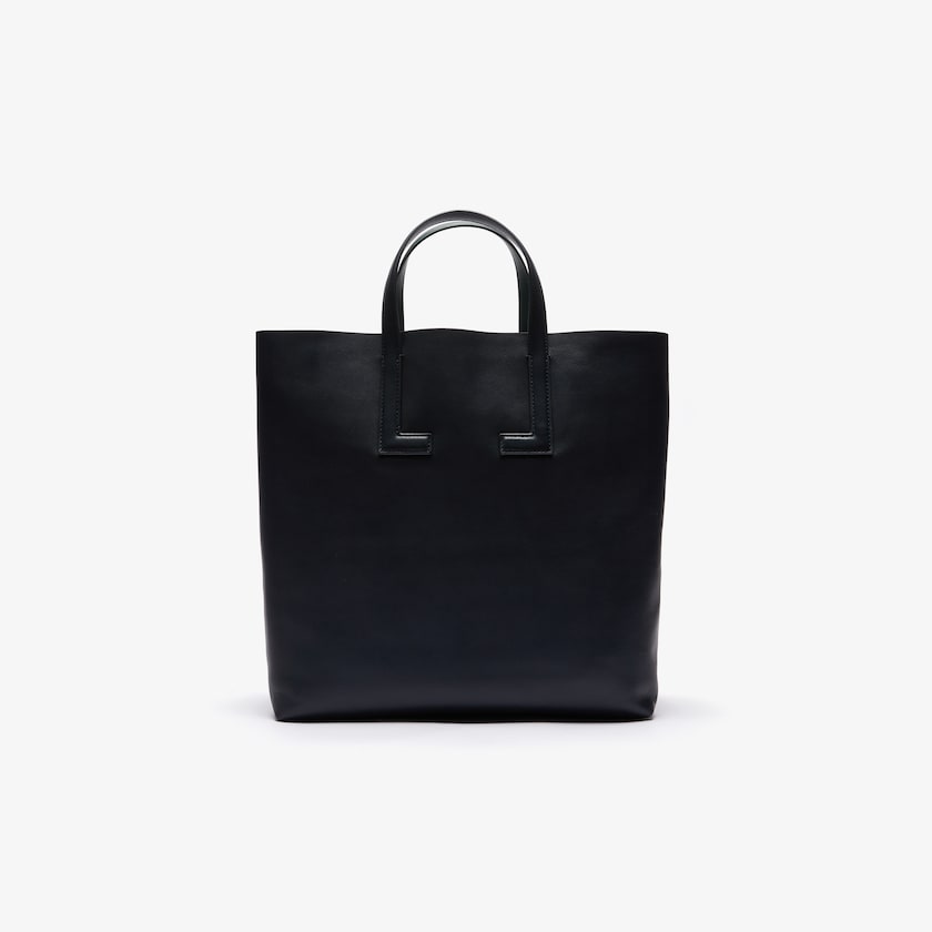 Bolsas Tote Lacoste Feminino Verdes Escuro Fashion Show Two-Tone Leather Double XS8-26352N1