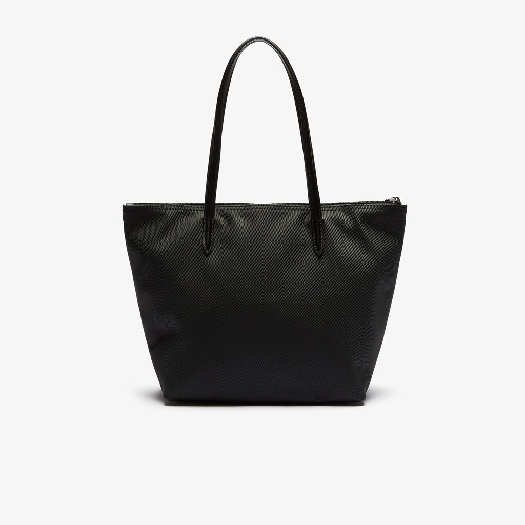 Bolsas Tote Lacoste Feminino Pretas L.12.12 Concept Small Zip BS6-99179U2