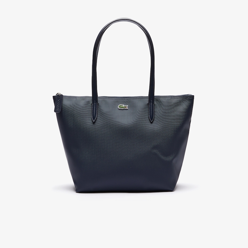 Bolsas Tote Lacoste Feminino Azul Marinho Azuis L.12.12 Concept Small Zip PF1-54265W1