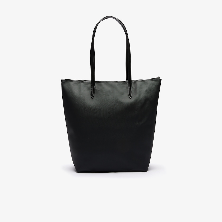 Bolsas Tote Lacoste Feminino Pretas L.12.12 Concept Vertical Zip AW5-38893M8
