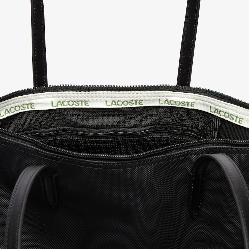 Bolsas Tote Lacoste Feminino Pretas L.12.12 Concept Vertical Zip AW5-38893M8
