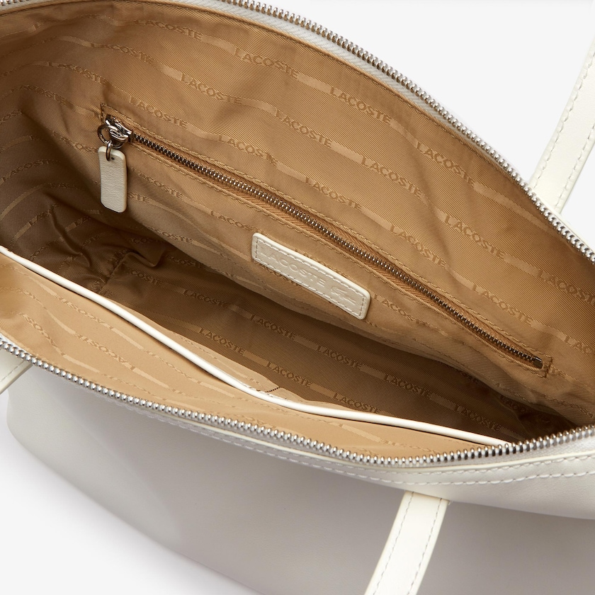 Bolsas Tote Lacoste Feminino Branco L.12.12 Small Leather BY4-34383C6