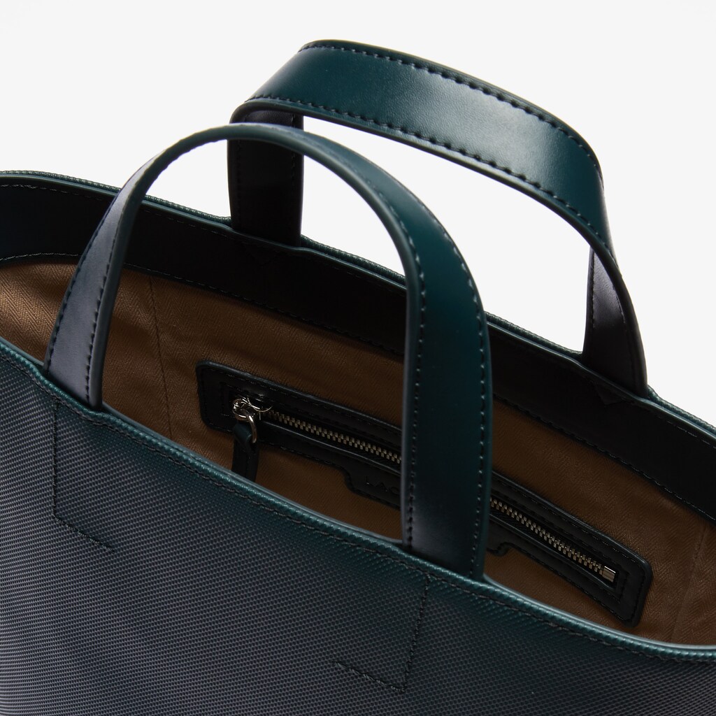 Bolsas Tote Lacoste Feminino Verdes Escuro Piqué Resort Piqué Canvas UM0-54135R0