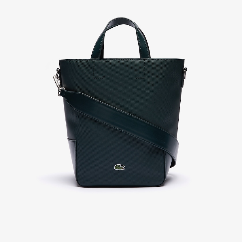 Bolsas Tote Lacoste Feminino Verdes Escuro Piqué Resort Piqué Canvas UM0-54135R0