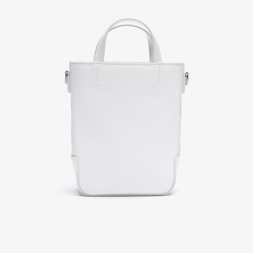 Bolsas Tote Lacoste Feminino Branco Small Piqué Canvas KY7-28882W3