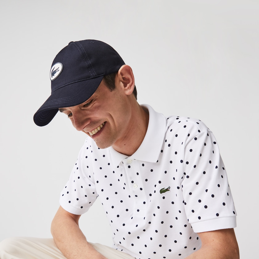 Boné Lacoste Masculino Azul Marinho Azuis Heritage Cotton SQ4-26162C4
