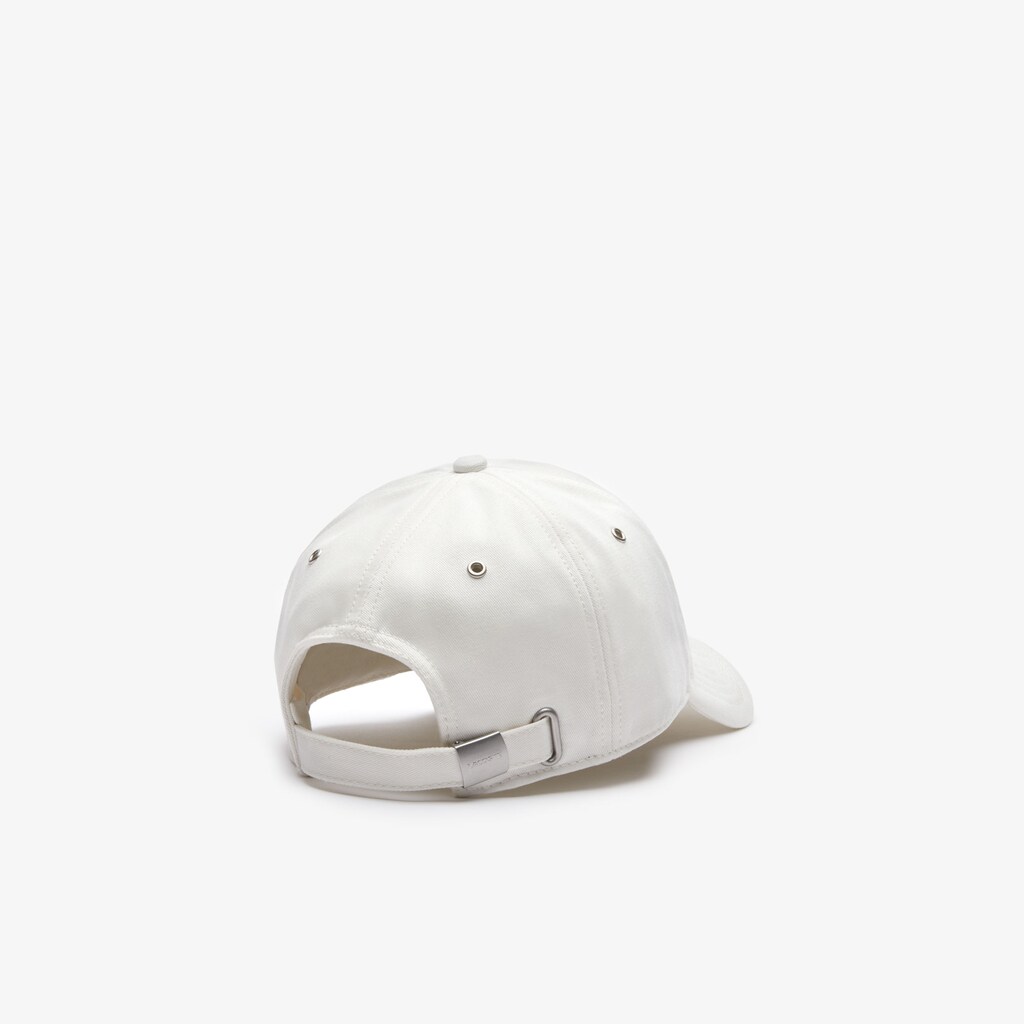Boné Lacoste Masculino Branco Multicolored Logo Cotton NG6-71187G3