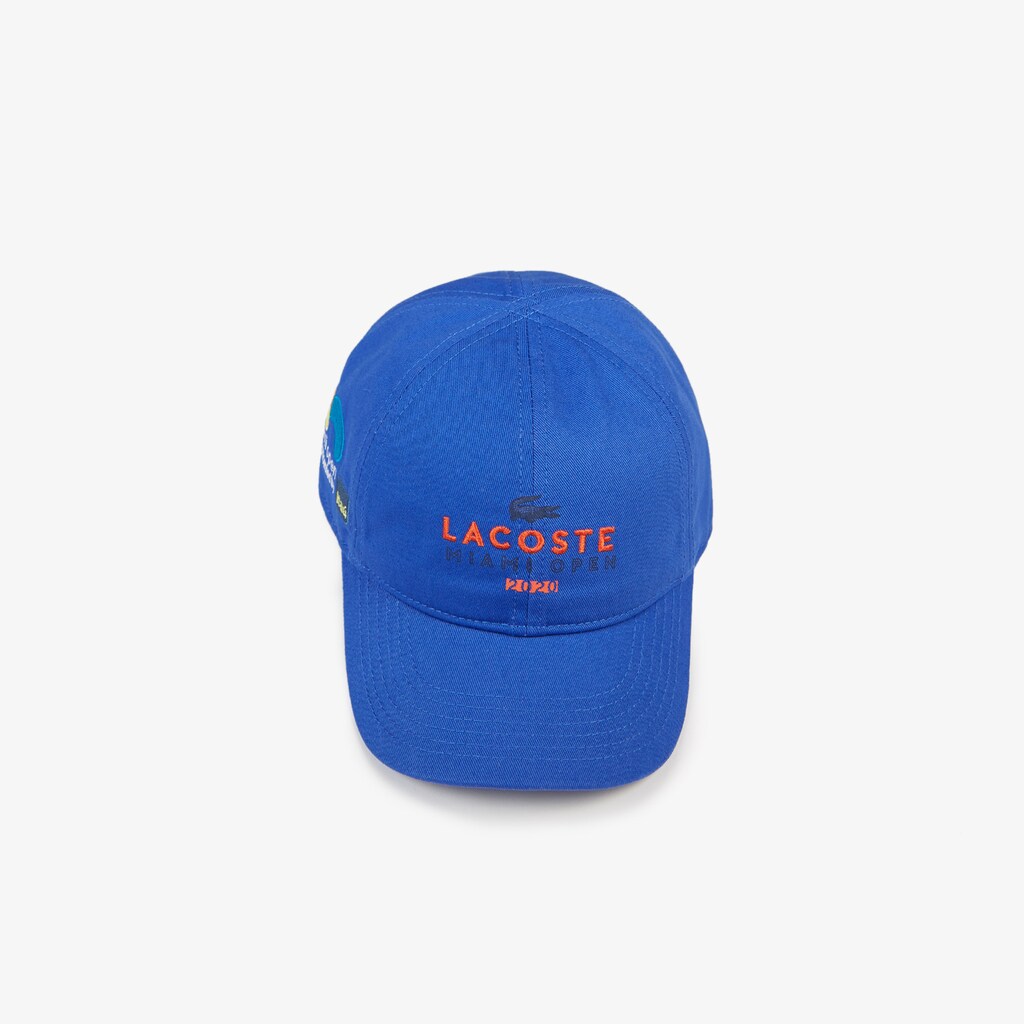 Boné Lacoste Masculino Azuis Laranja Azul Marinho Azuis SPORT Miami Open Cotton OQ5-77337O9