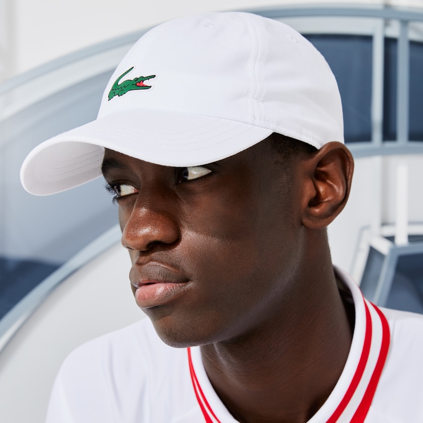 Boné Lacoste Masculino Branco SPORT x Novak Djokovic Microfiber BG6-33813S2