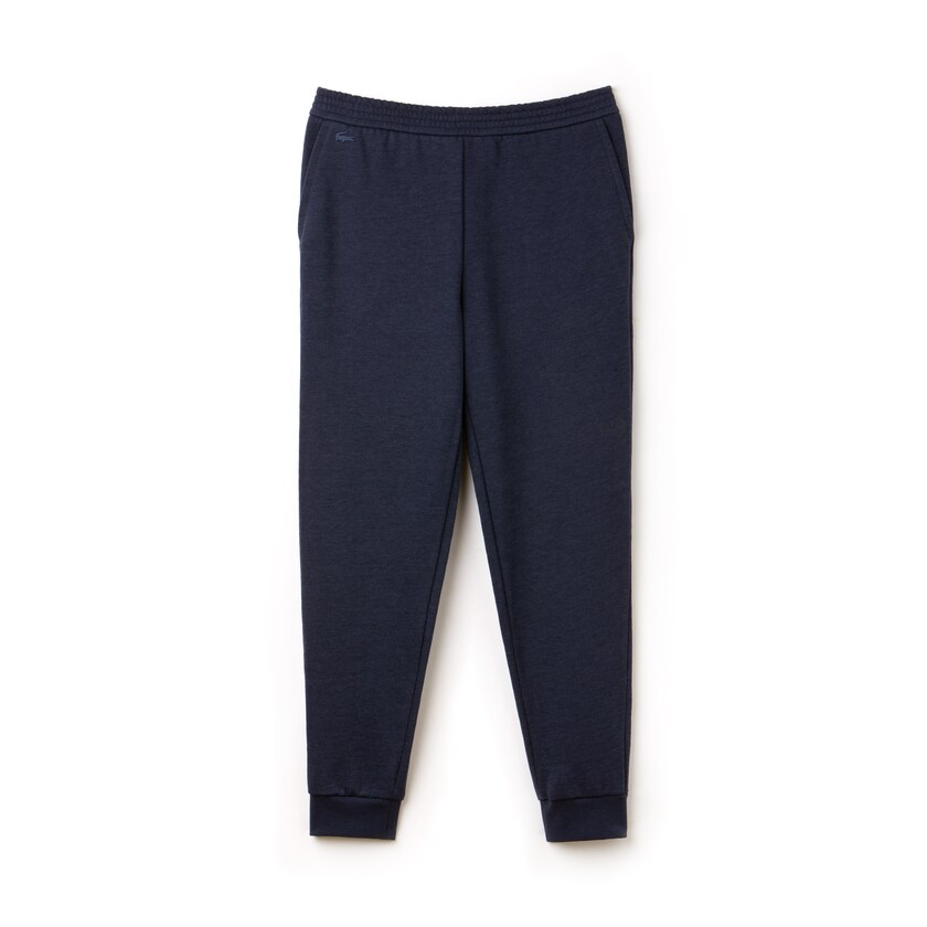 Calça Moletom Lacoste Masculino Azuis Motion Cotton And Wool Fleece HJ1-43814X8