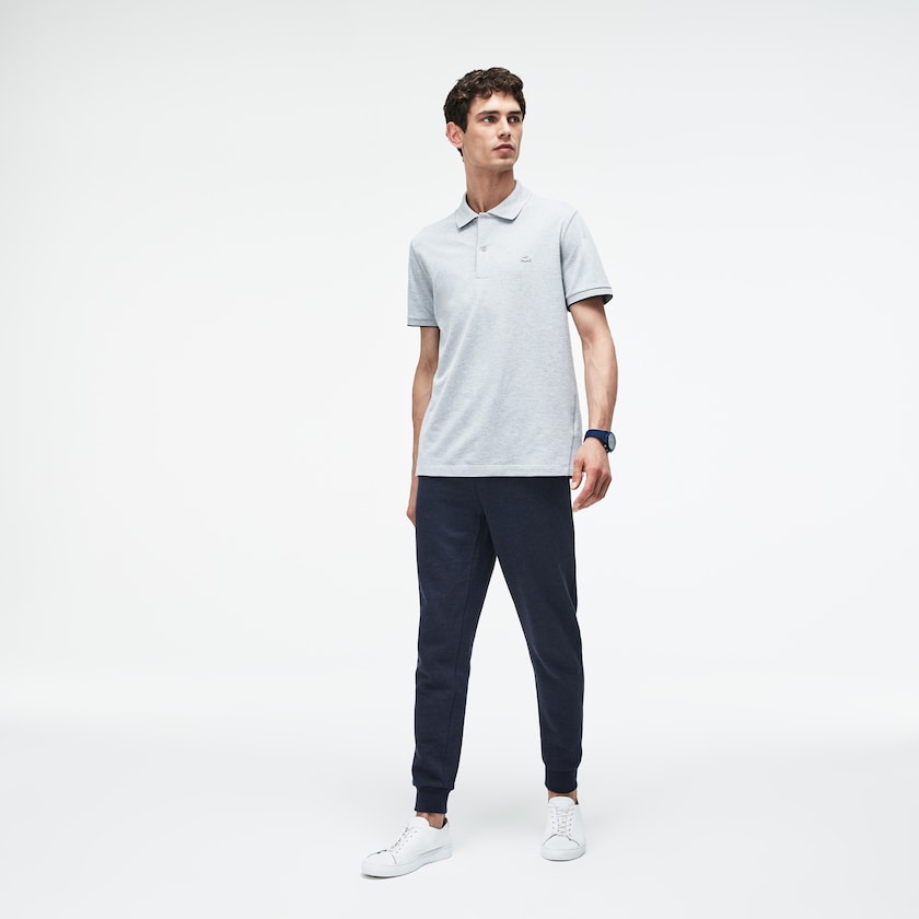 Calça Moletom Lacoste Masculino Azuis Motion Cotton And Wool Fleece HJ1-43814X8