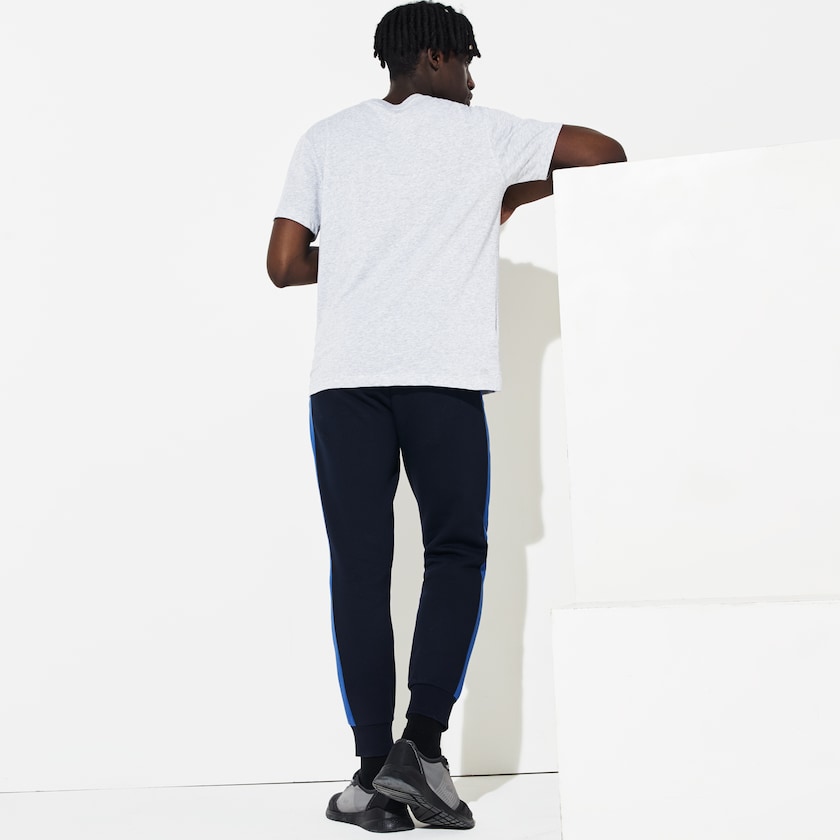 Calça Moletom Lacoste Masculino Azul Marinho Azuis Azuis Azul Marinho Azuis SPORT Colorblock Fleece KA7-87578Y0