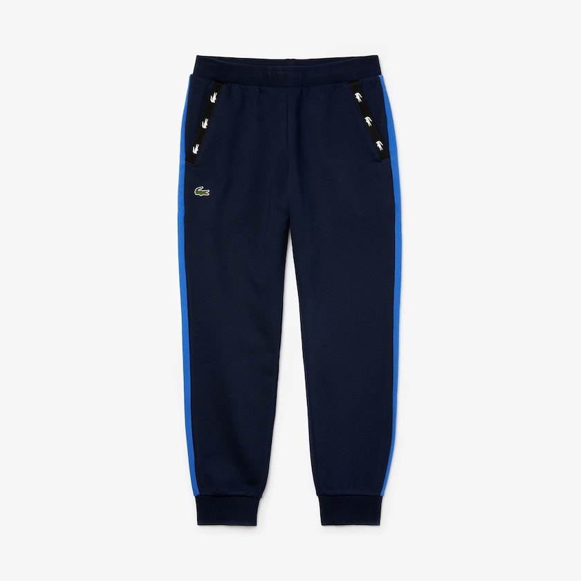 Calça Moletom Lacoste Masculino Azul Marinho Azuis Azuis Azul Marinho Azuis SPORT Colorblock Fleece KA7-87578Y0