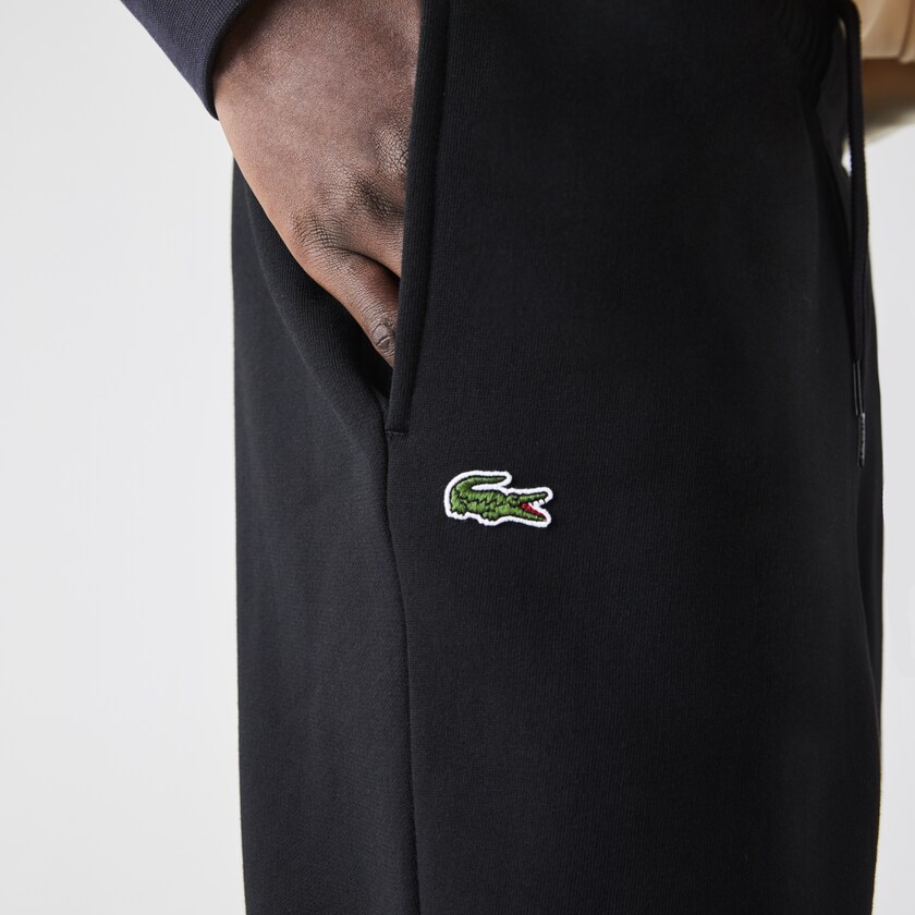 Calça Moletom Lacoste Masculino Pretas SPORT Cotton Fleece Tennis HA1-99059R2